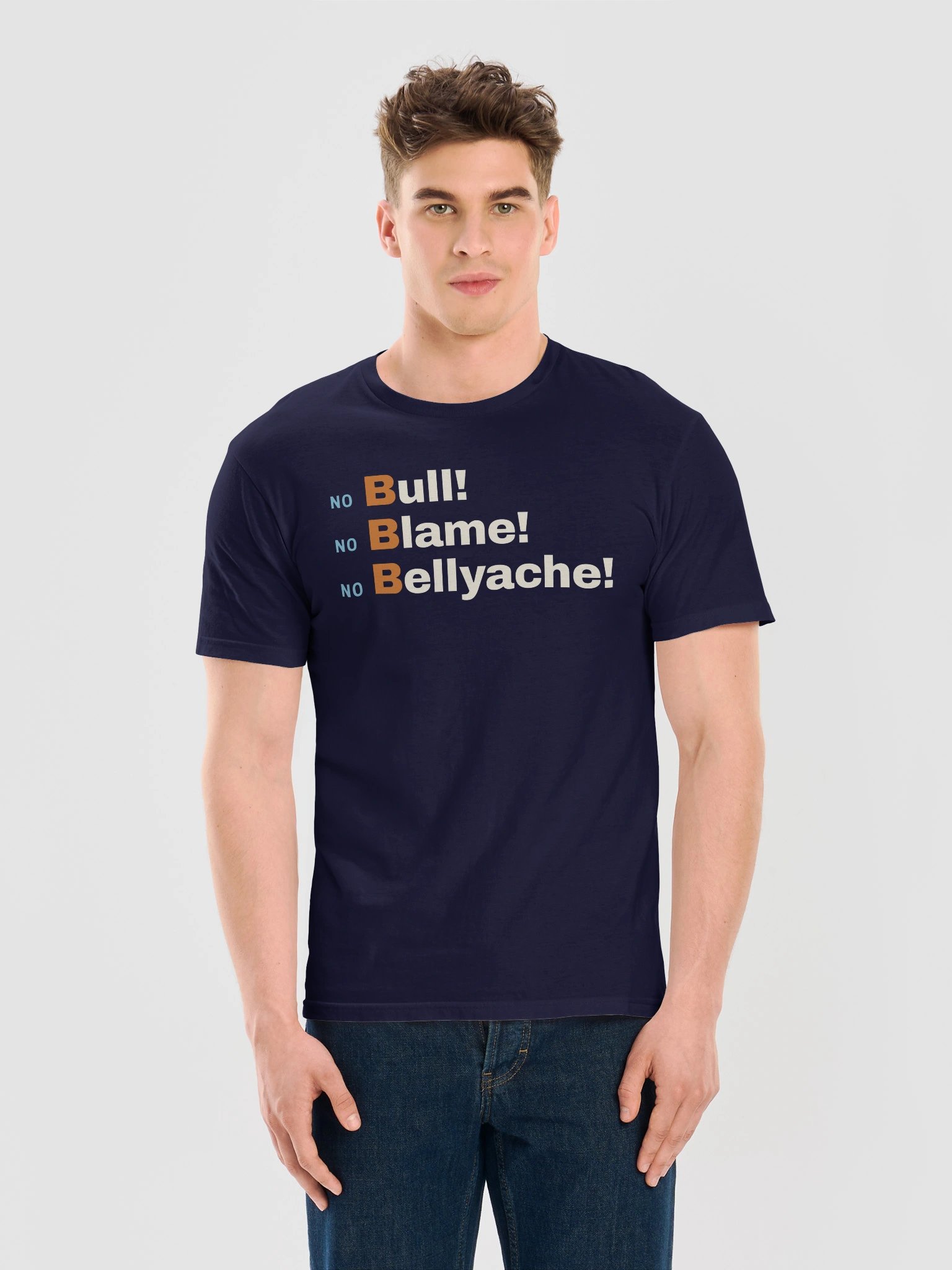 NoB3 Tee – Night Shift Classic (Navy) product image (11)