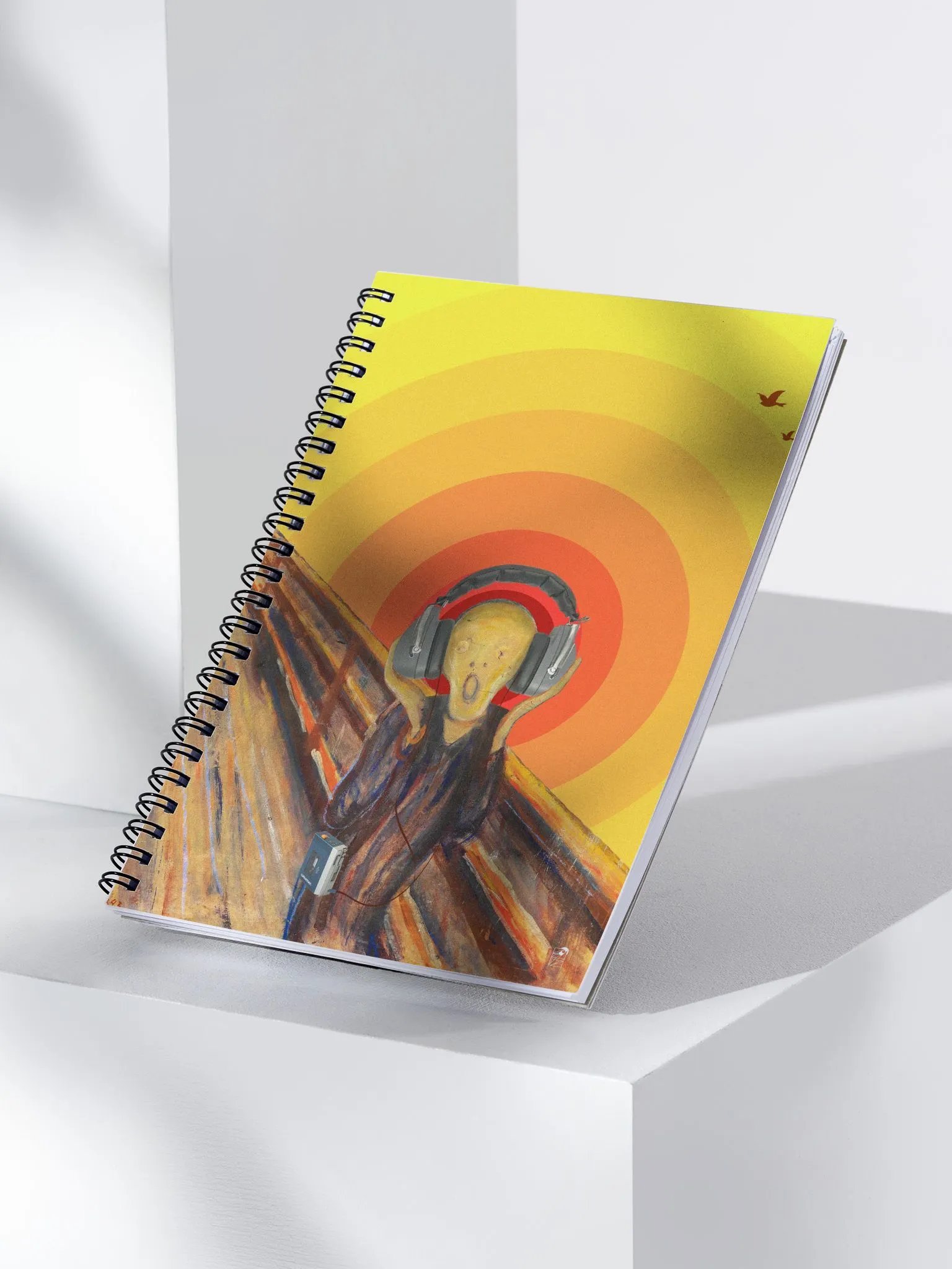 Stereo Scream by Frank Fonik, Techno EDM Spiral Notebook product image (3)