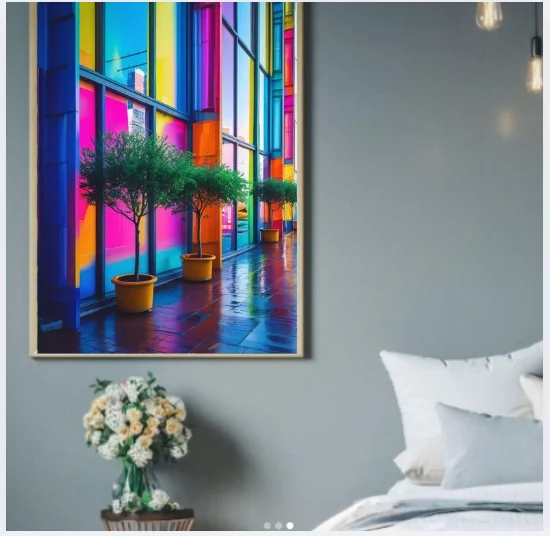 Coloured Facade Wall Art product image (2)