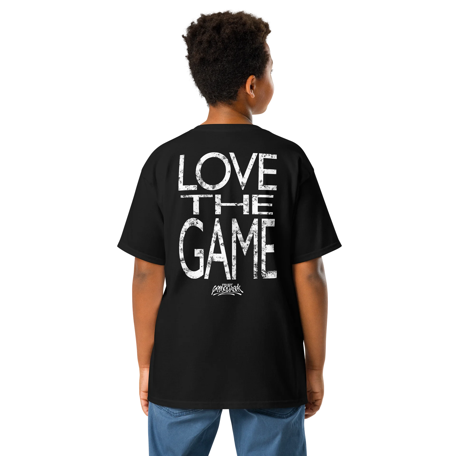 Love the Game Youth Classic (Front/Back) Black Tee product image (5)
