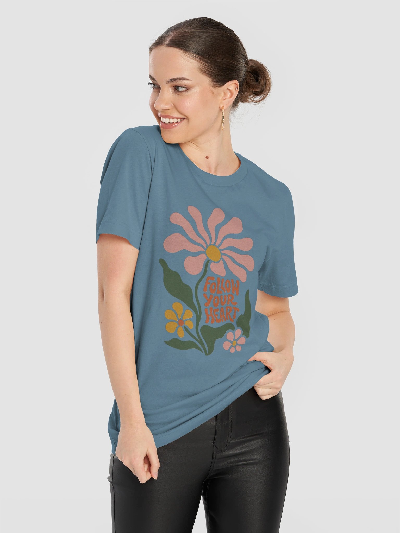 Follow Your Heart Floral Tee product image (8)