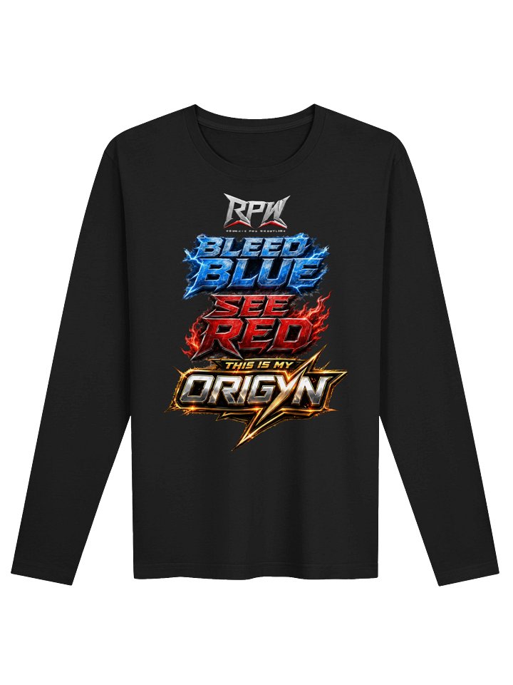 RPW Bleed Blue, See Red Long Sleeve product image (2)