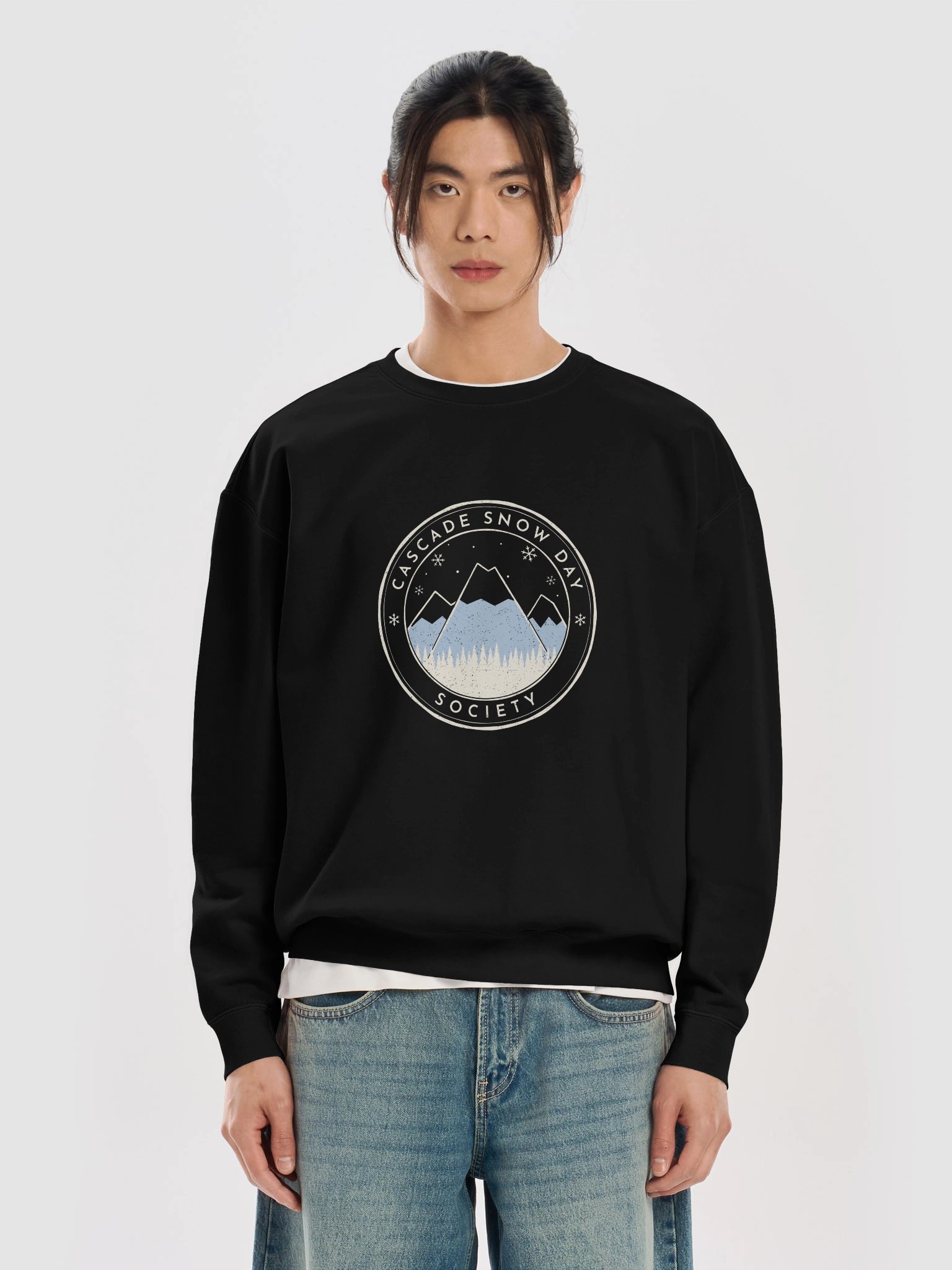 Men's Cascade Snow Day Society Crewneck product image (5)