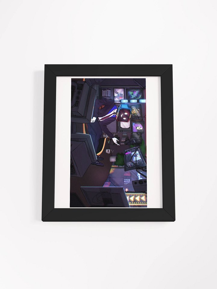 “Modern Live” – Modern Broadcast x AIMIKO Framed Art Print product image (4)