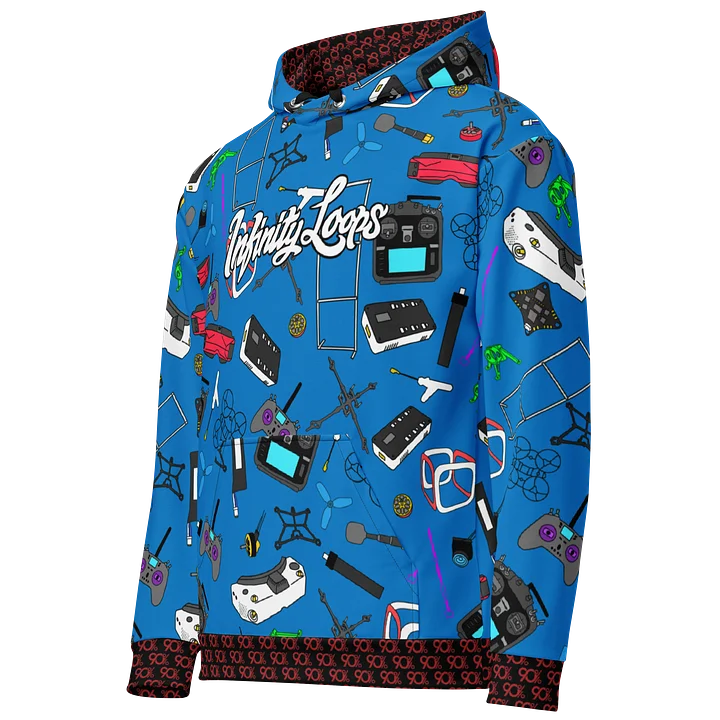 Blue Micro FPV Hoodie product image (2)