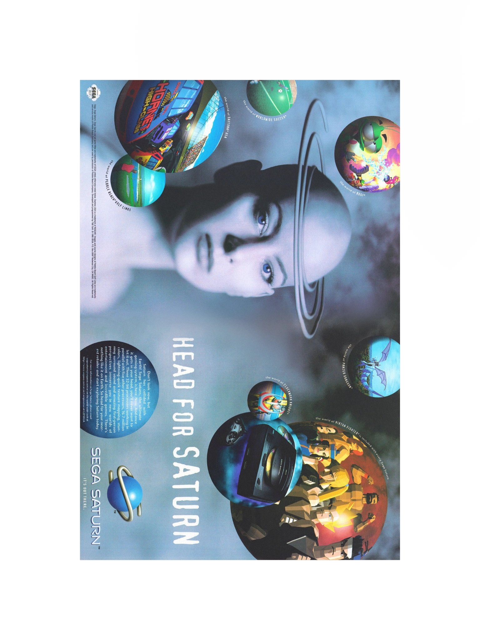 SEGA Saturn - Promotional Poster/Flyer product image (4)