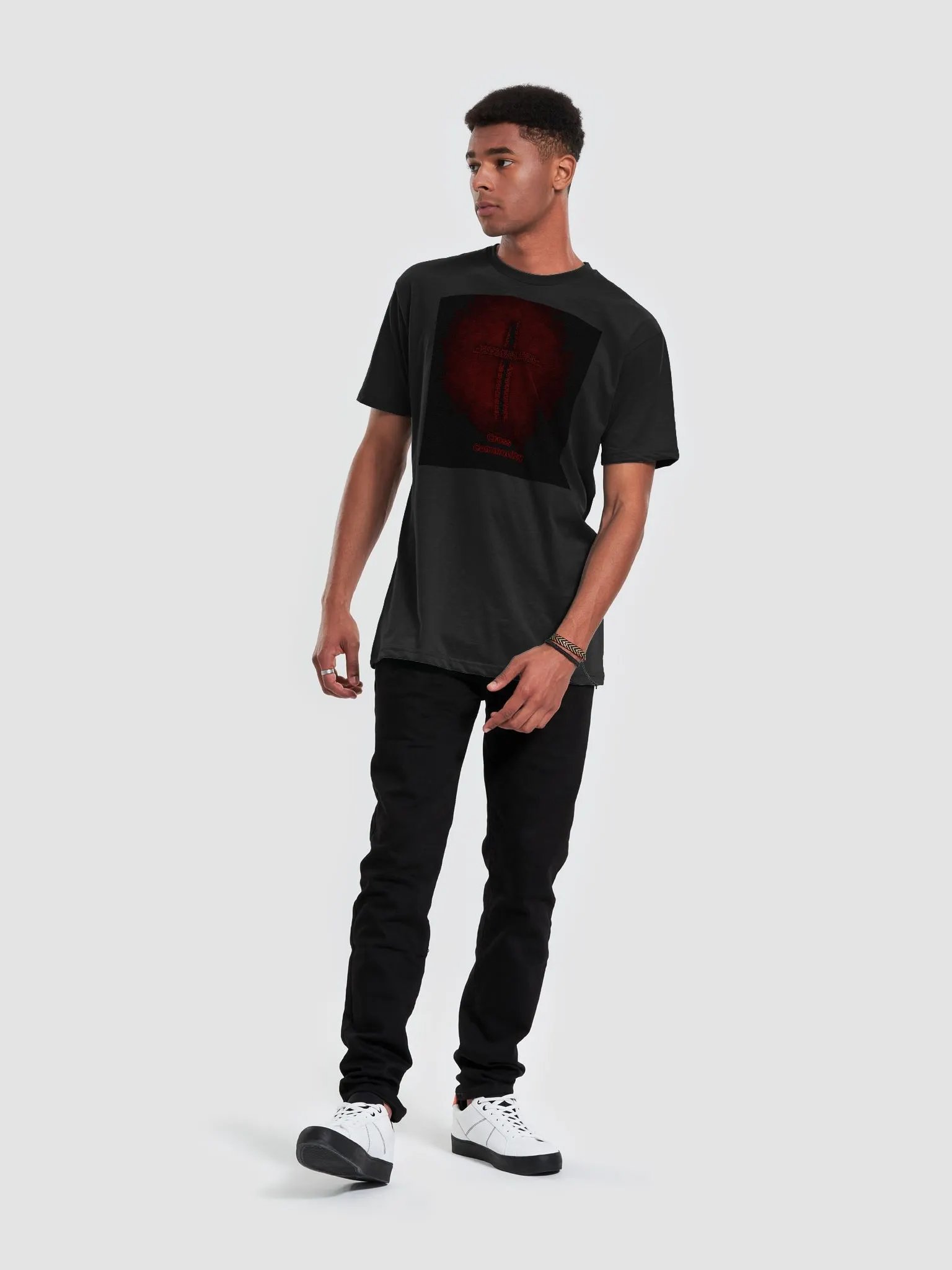CC Cross Shirt Red W/Background product image (5)