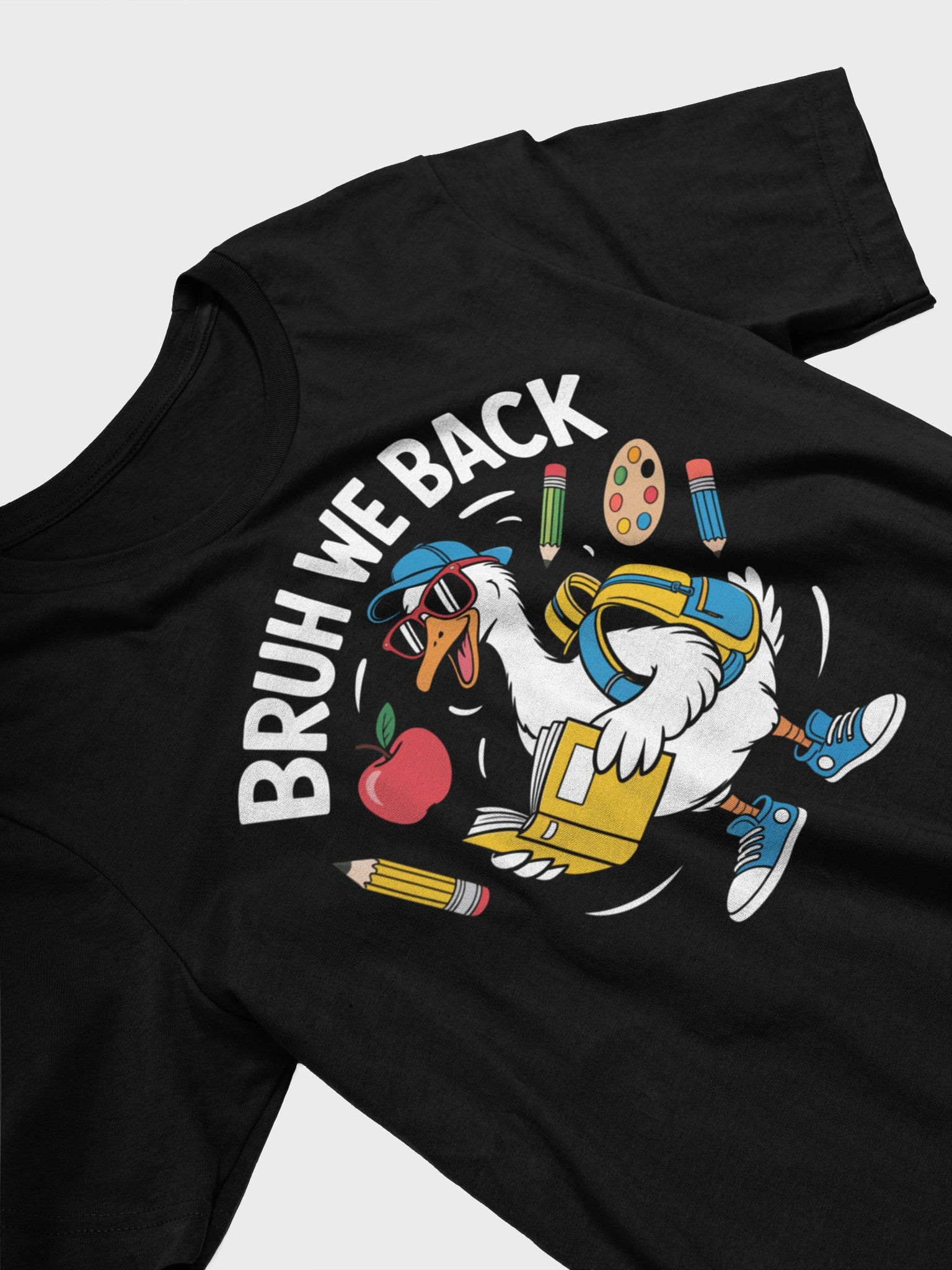 Bruh We Back Funny First Day School Humor Meme Unisex T-Shirt product image (7)