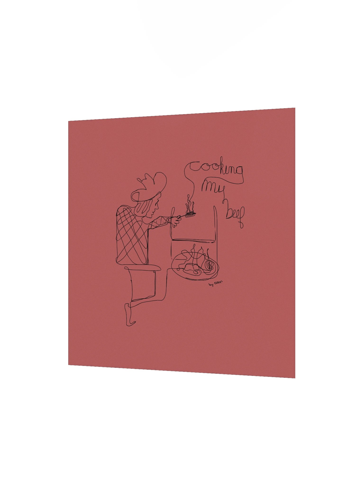 BEEF Line Art Print product image (2)