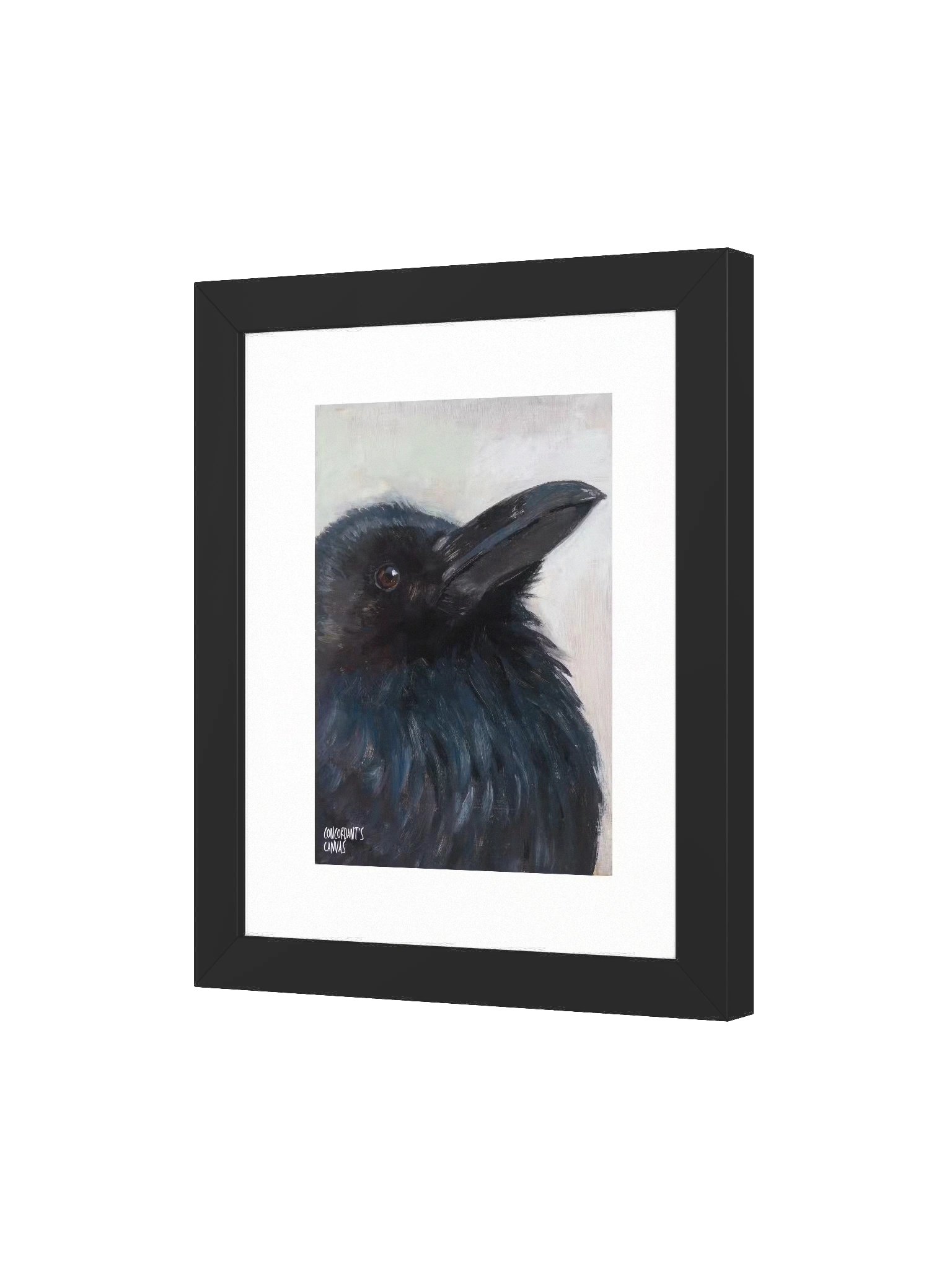 Framed Raven Print - Painted Live 2/9/2026 product image (7)