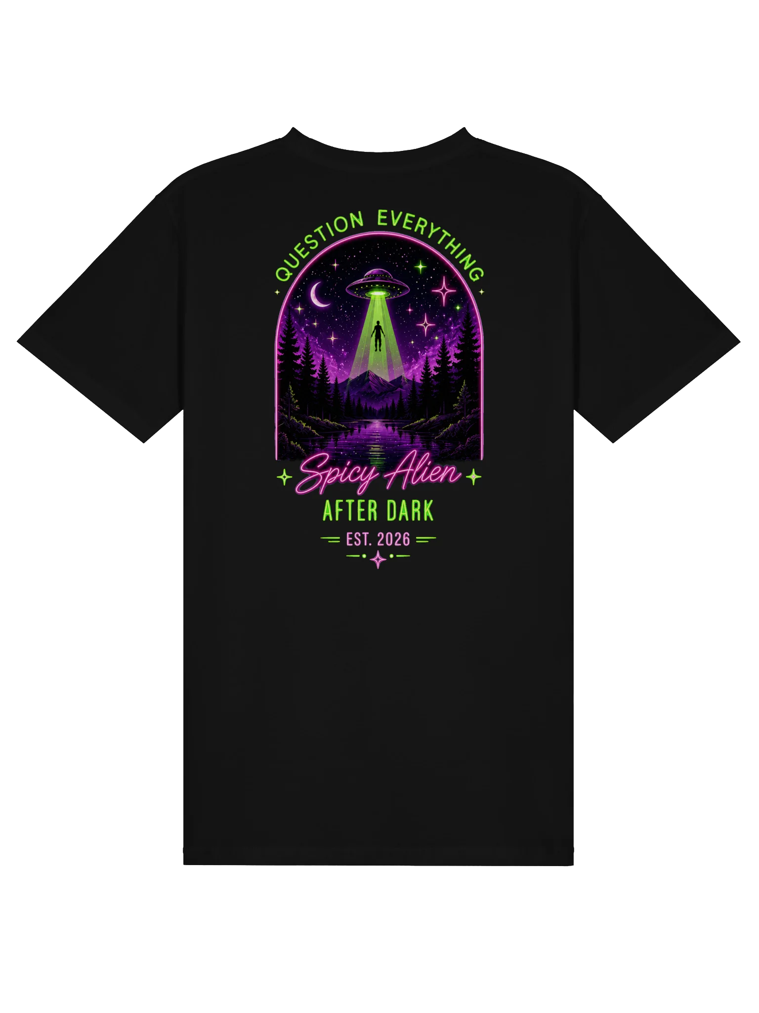 The First Contact Tee — black product image (2)