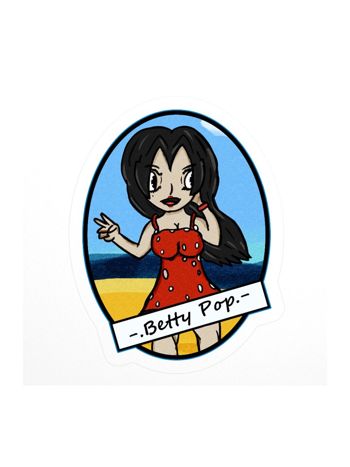 Betty Pop Cut-Out Sticker product image (1)