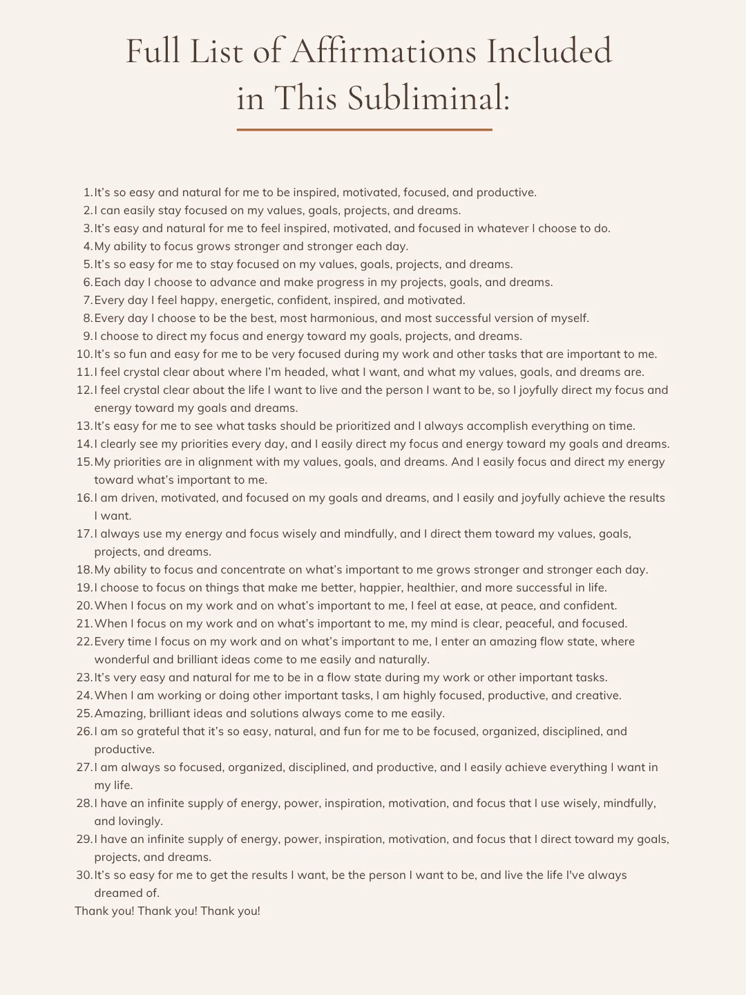 Deep Focus Subliminal — Improve Mental Clarity & Enter Flow State | MP3 Download product image (3)
