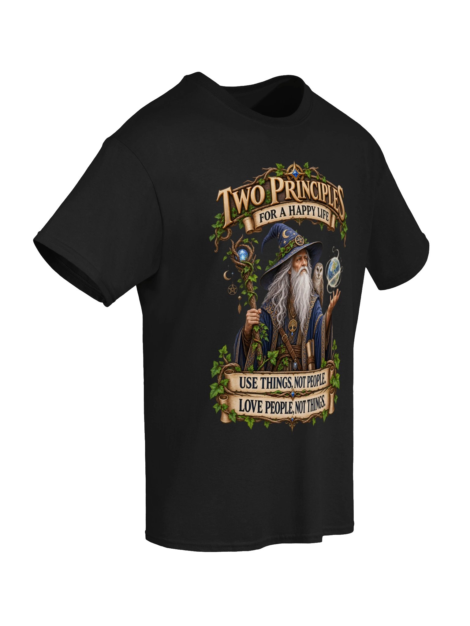 Two Principles For a Happy Life Use Things Love People - Unisex Gildan Heavyweight 100% Cotton T-Shirt product image (71)
