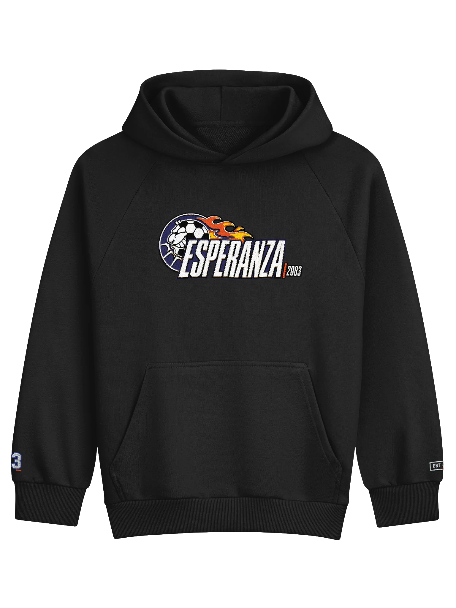 Esperanza 2003 Flame Soccer Super Heavyweight Hoodie