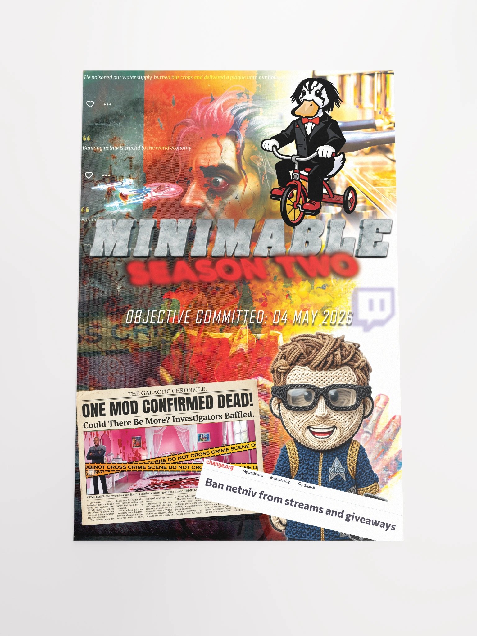 Minimable Season Two Poster 12" x 18" product image (1)