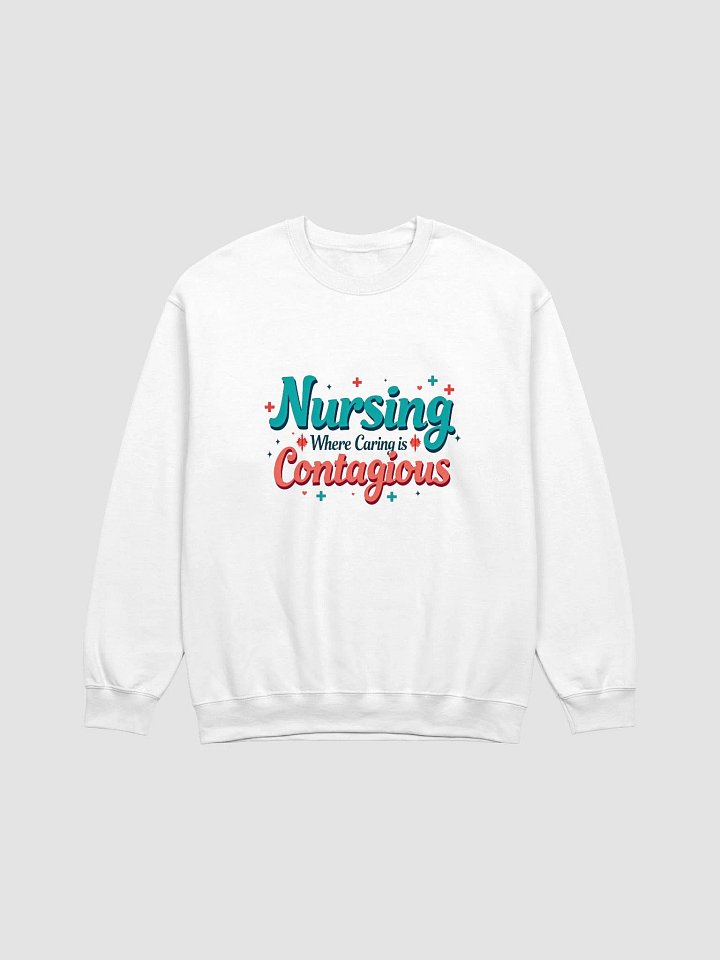 Caring is Contagious Crewneck Sweatshirt product image (4)