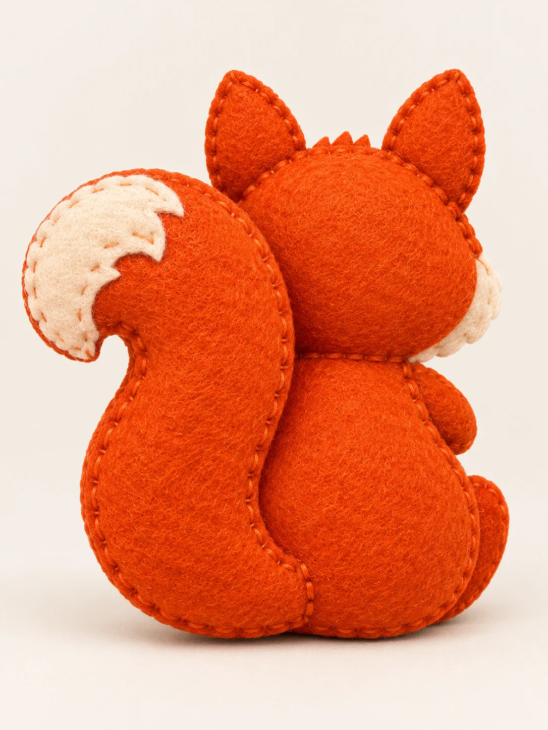 Handmade Felt Squirrel with Acorn – Woodland Animal Decor product image (7)
