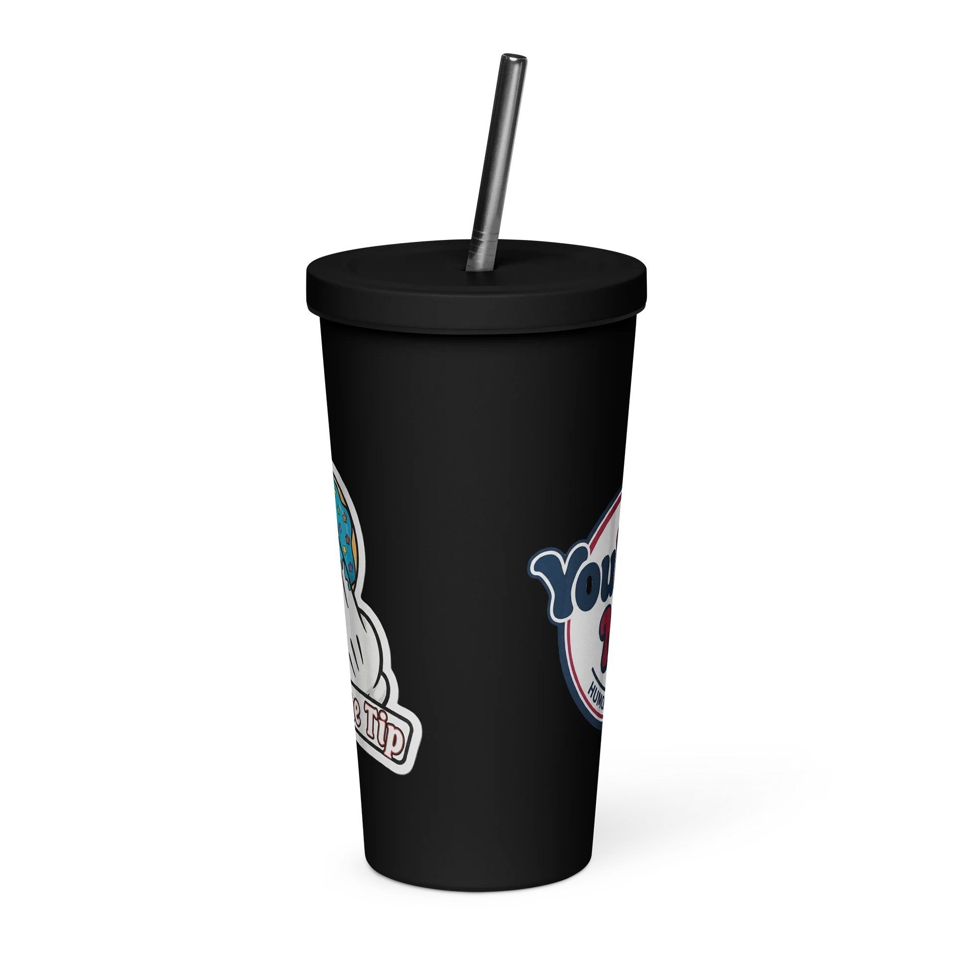 Just The Tip - Stainless Steel Tumbler with Straw product image (1)