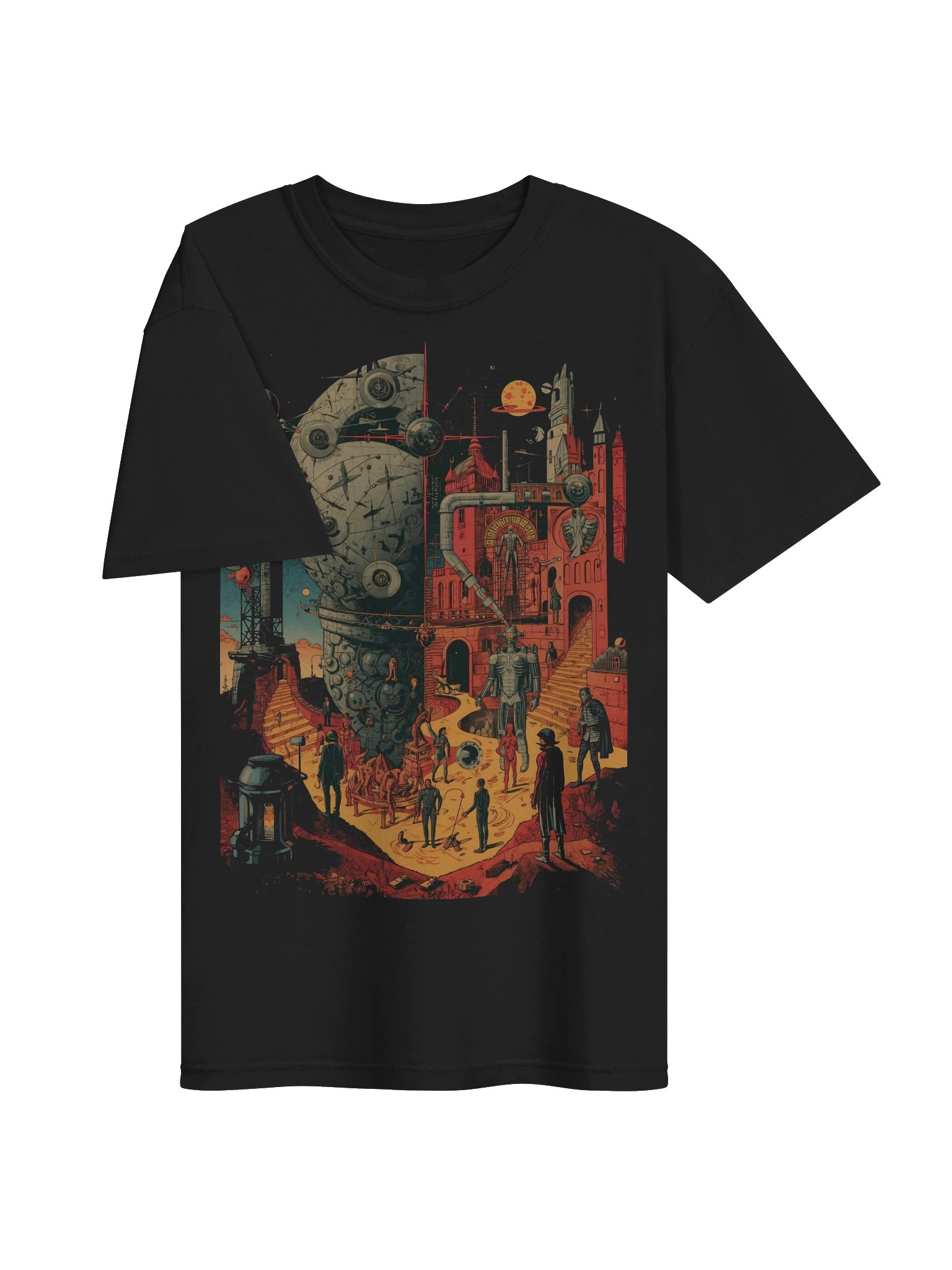 Dreamscape Spheres Heavyweight T-Shirt product image (6)