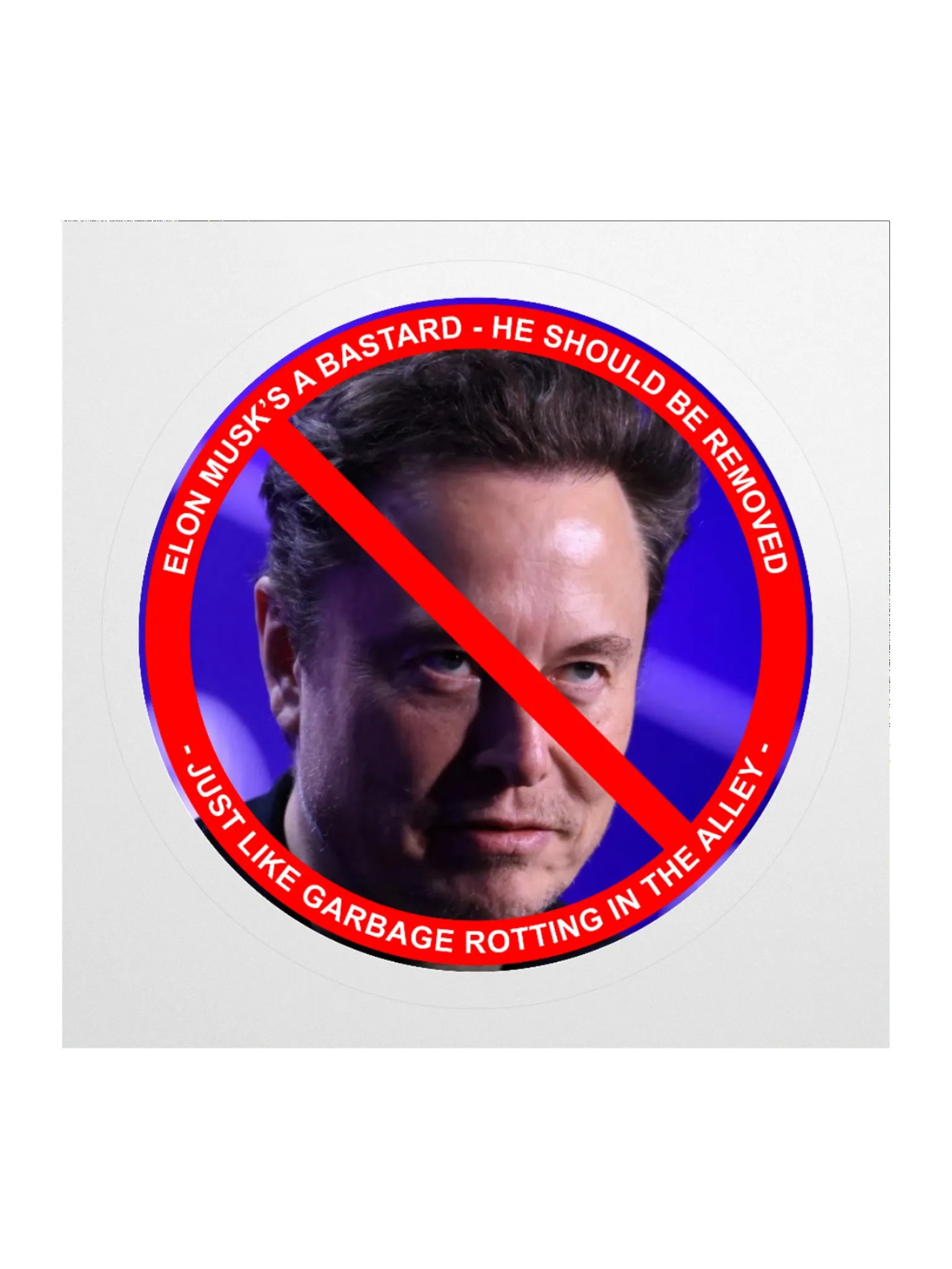 Anti Elon Tesla Bumper - He Should Be Removed! product image (2)