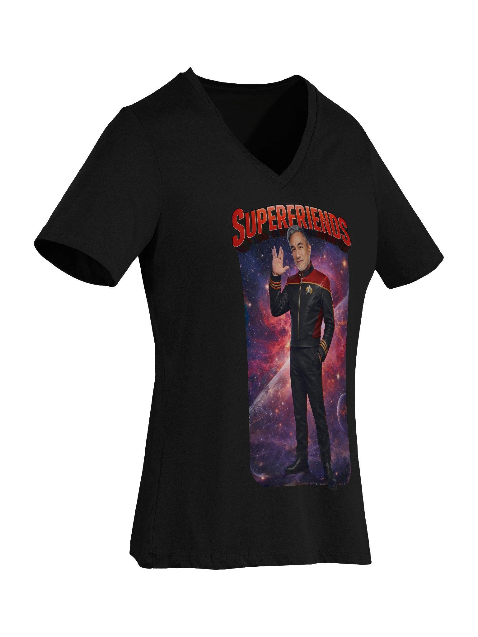 Superfriends Vneck - Female (IcewolfLA Edition) product image (7)