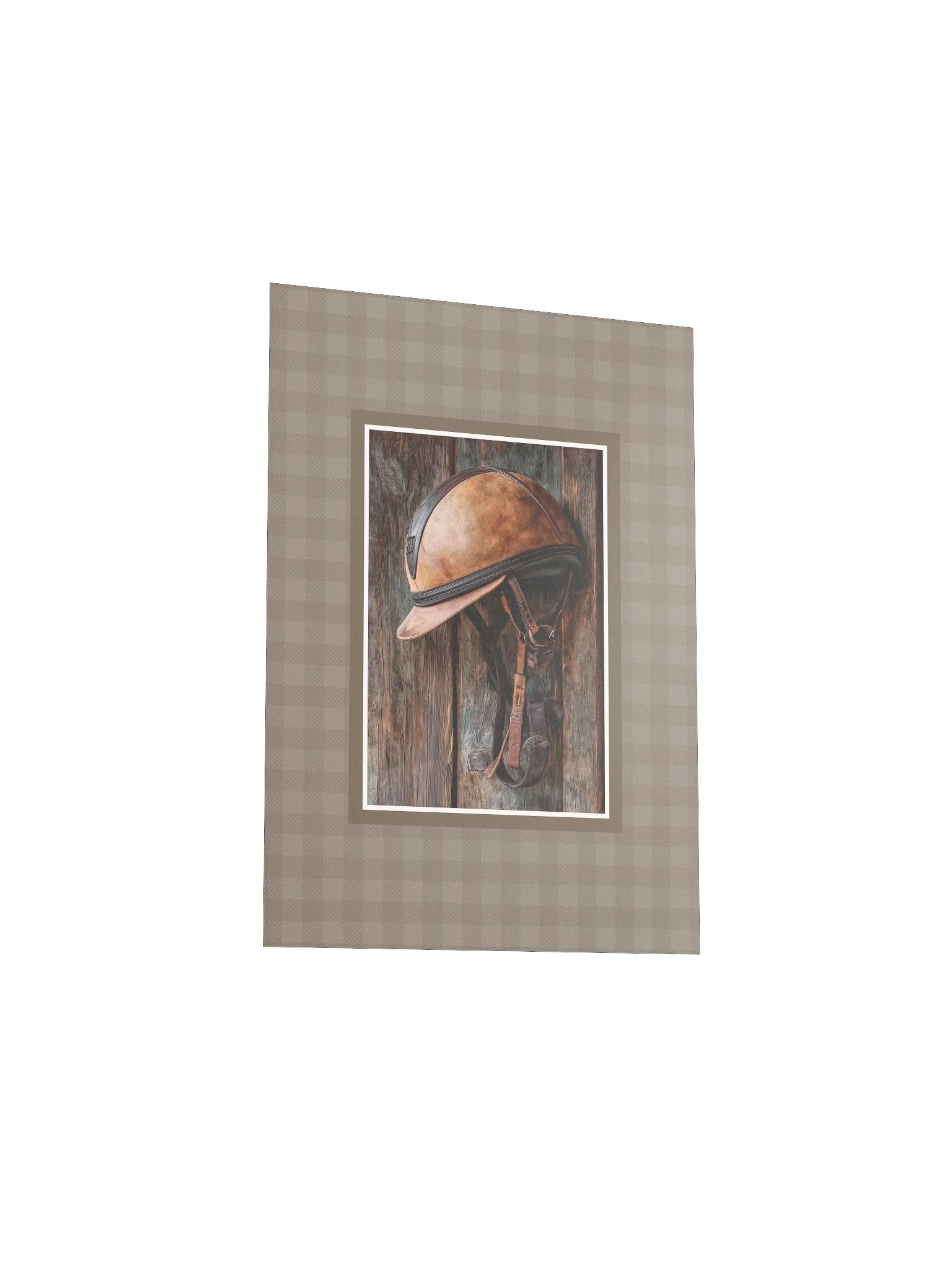 Equestrian Riding Hat Farmhouse Print product image (5)