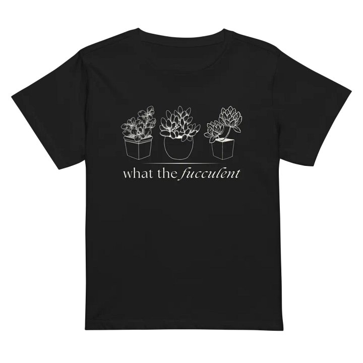 what the fucculent women's high waist tee product image (2)