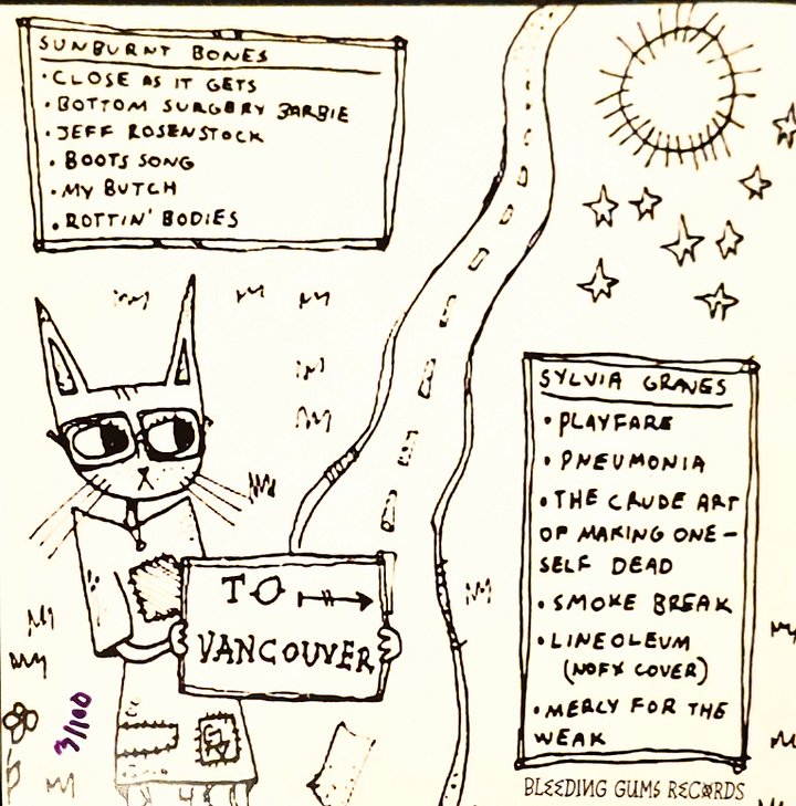 Sunburnt Bones / Sylvia Graves - 11 Hours to Vancouver [CD] product image (2)
