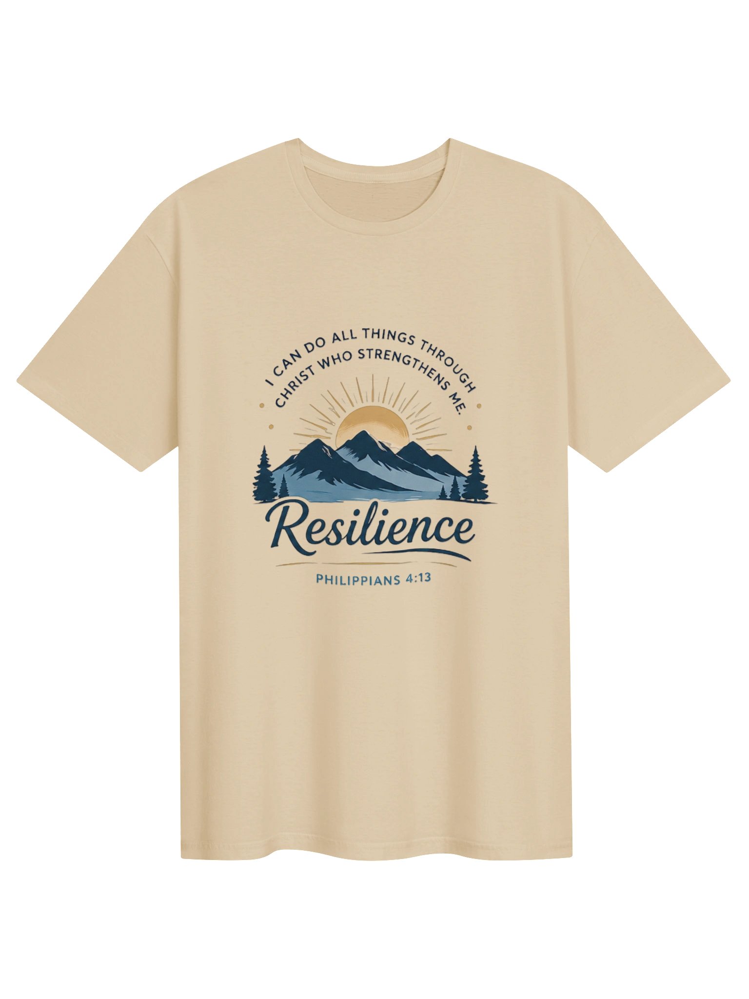 Strength Through Christ Resilience Men’s Tee product image (1)