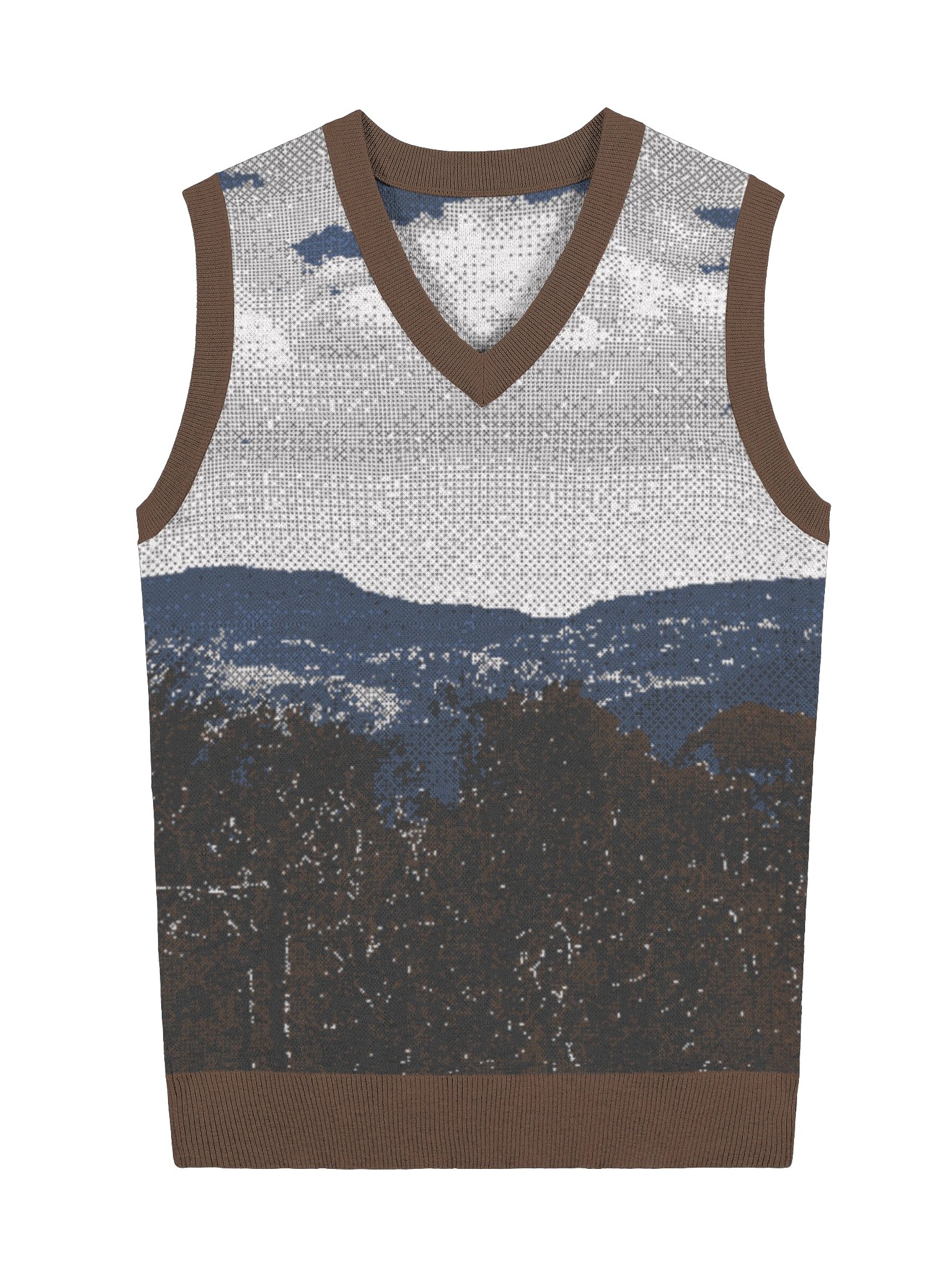 Mountain Visions Knitted Vest product image (3)