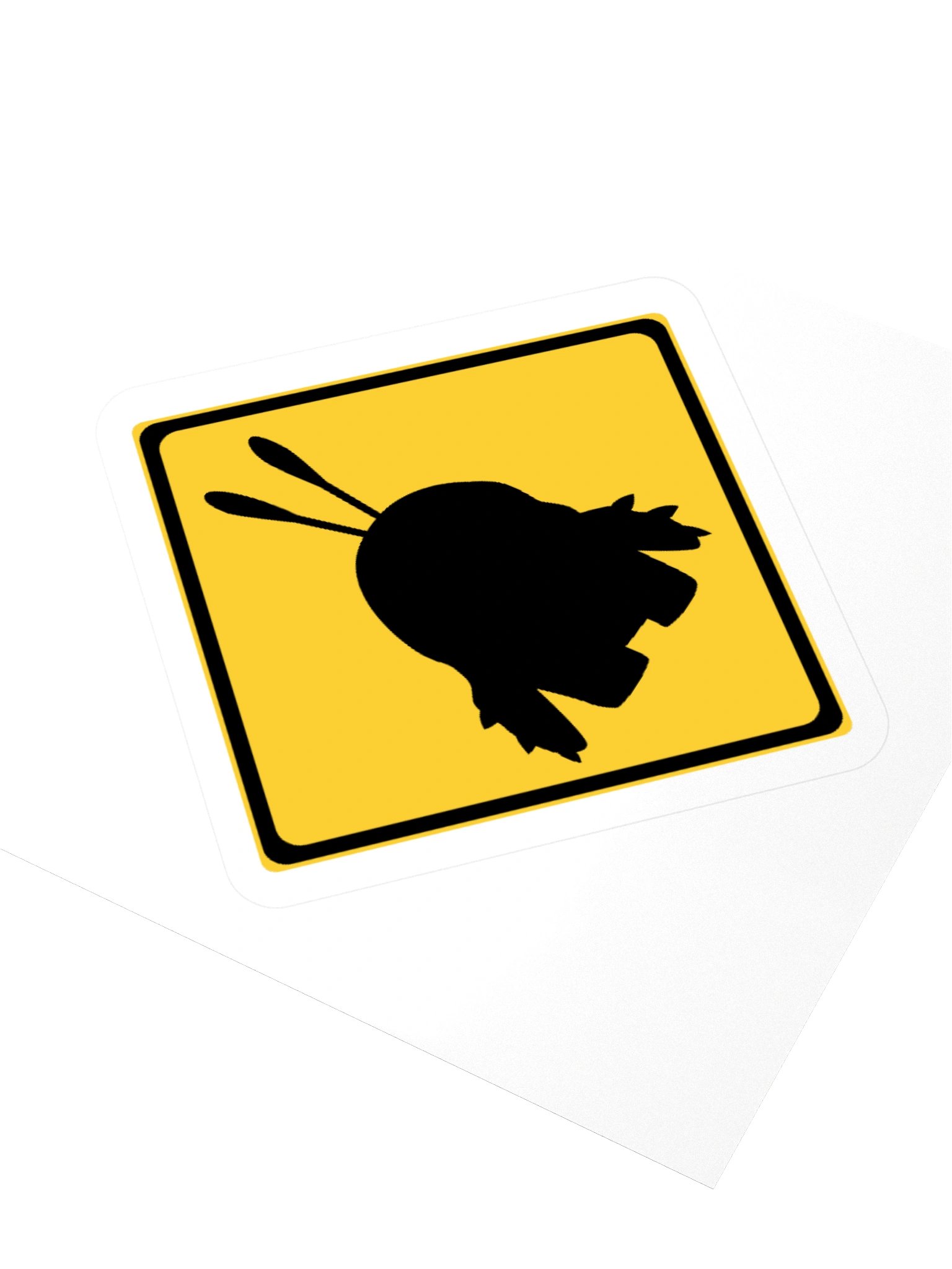 Chompy Warning Sticker product image (8)