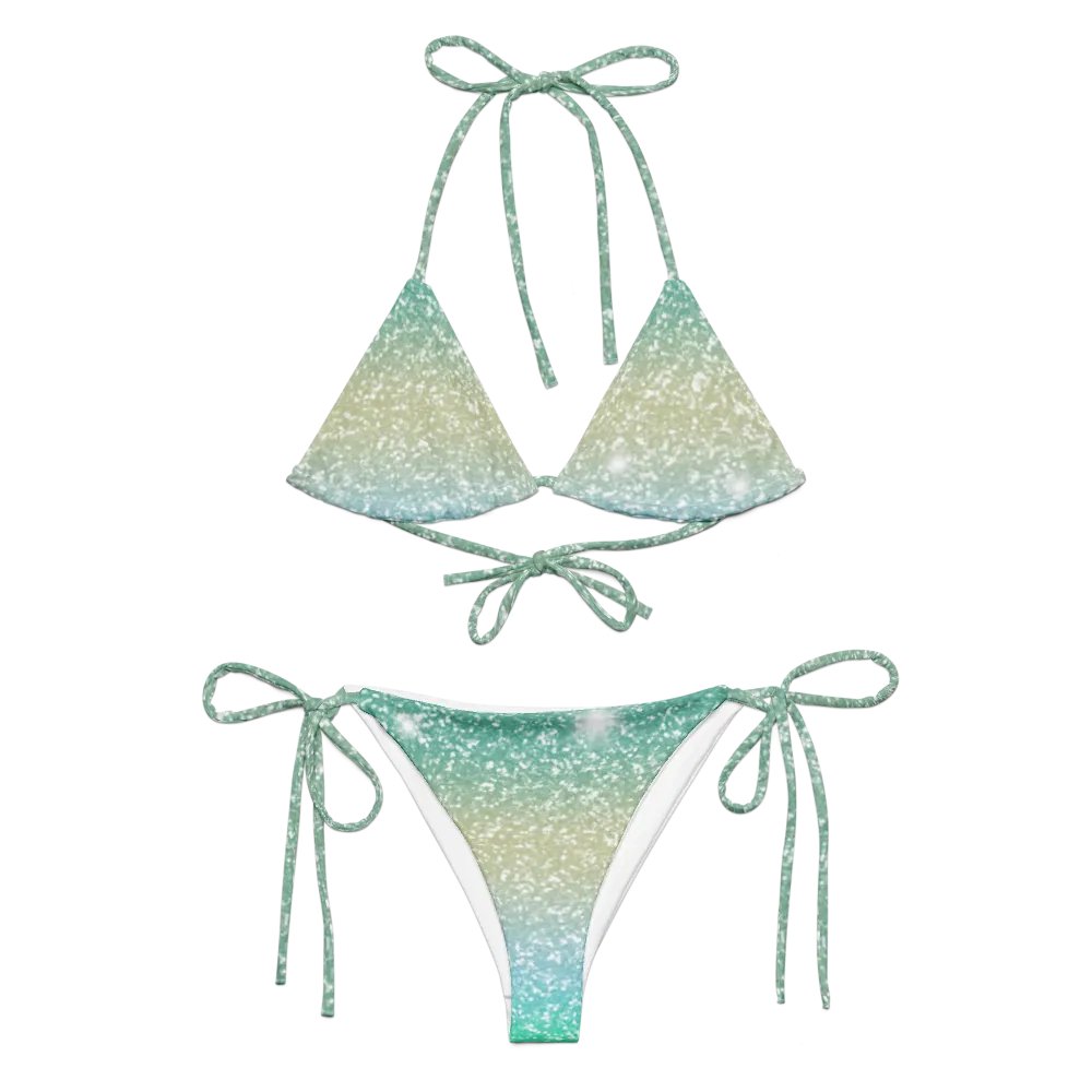 Glitter Unicorn Texture Design String Bikini (2) product image (3)