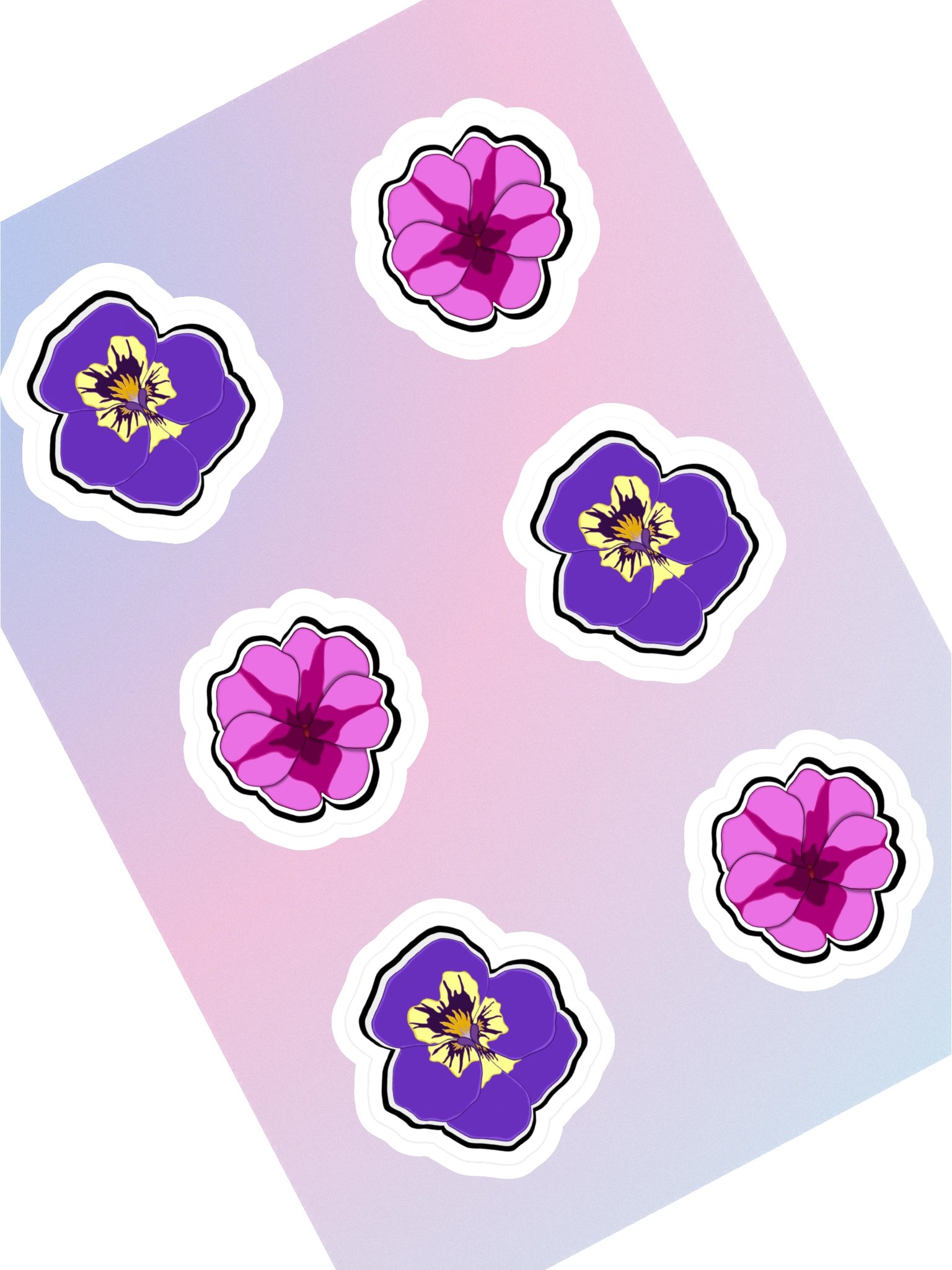 Summer Squarsh Sticker Sheet product image (1)