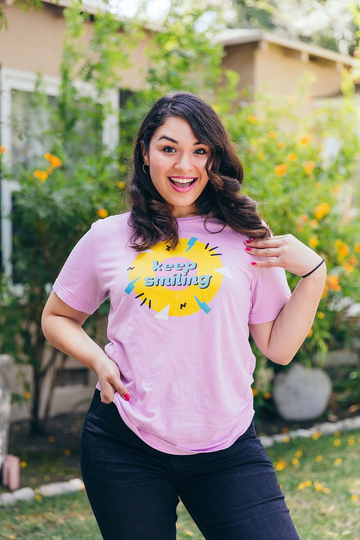 Keep Smiling T-Shirt - #Bri product image (1)