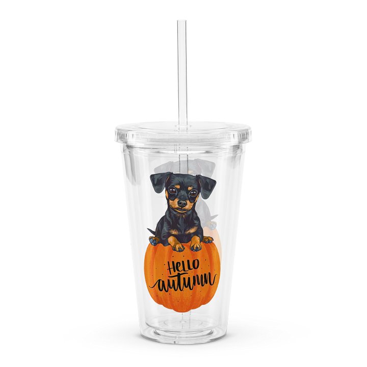 Hello Autumn Chiweenie Tumbler - Sit Stay Slay Collection product image (1)