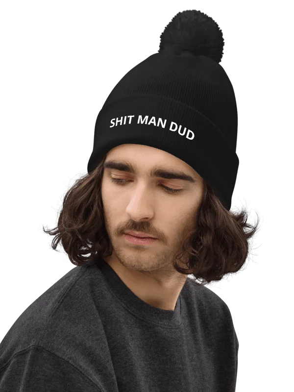 Irregular Lines Pom-Pom Beanie product image (3)