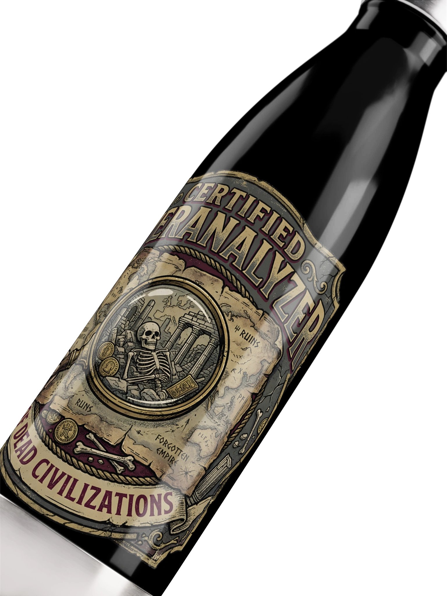 Certified Overanalyzer of Dead Civilizations Bottle product image (7)