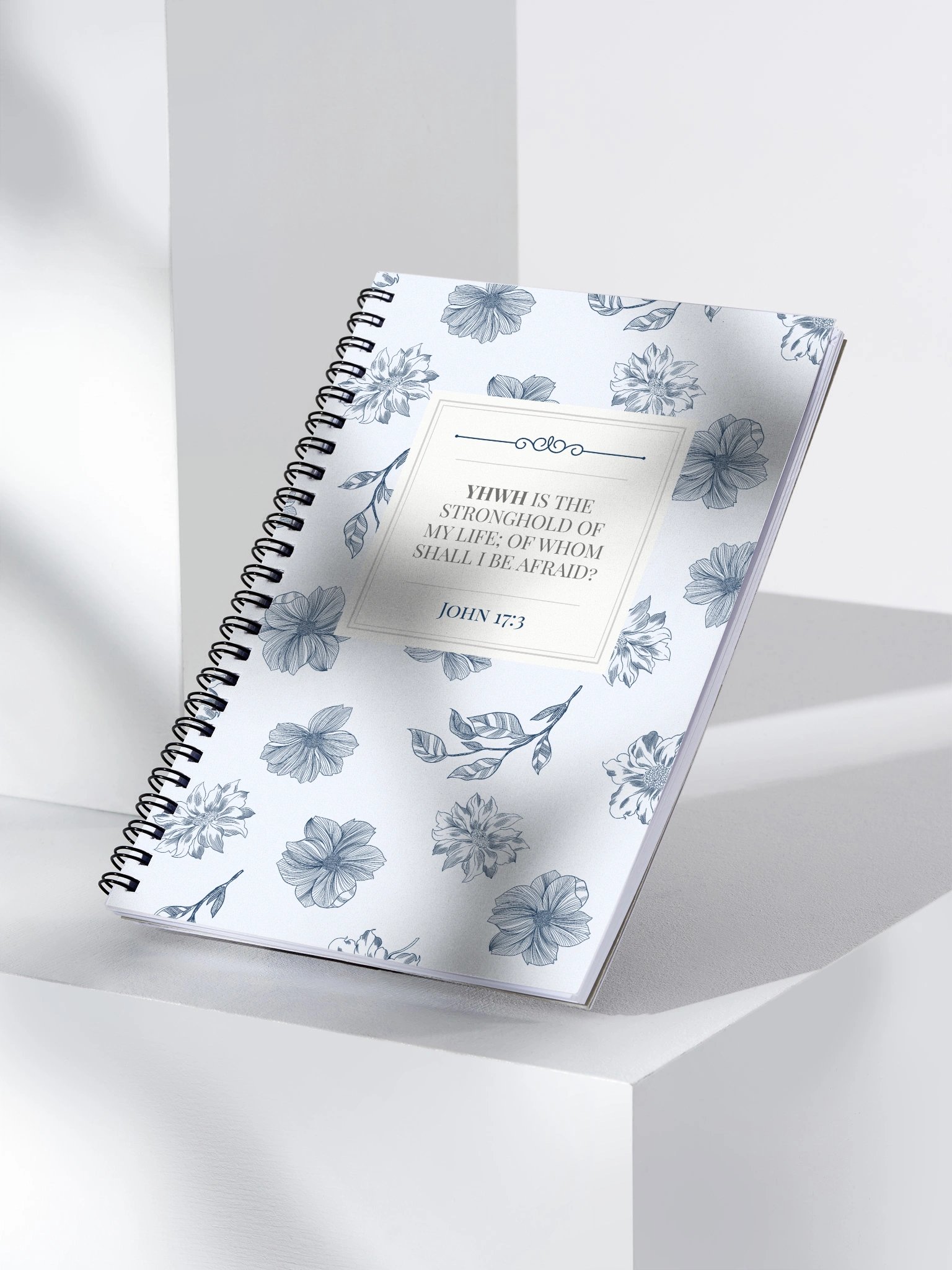 YHWH Strength Spiral Notebook product image (3)