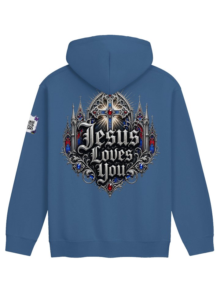 Jesus Loves You (3) Hoodie w/QR product image (1)