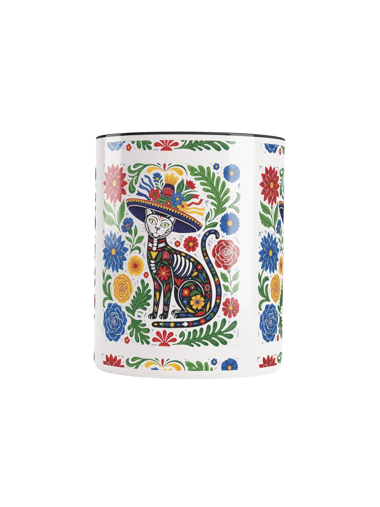 Fiesta Feline Ceramic Mug product image (58)