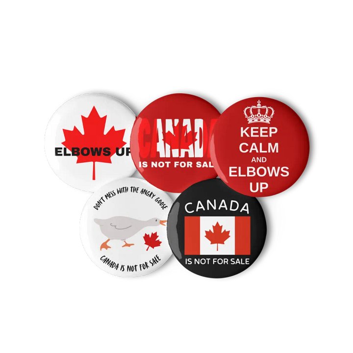 Canadian Resistance Pin Buttons Set product image (1)