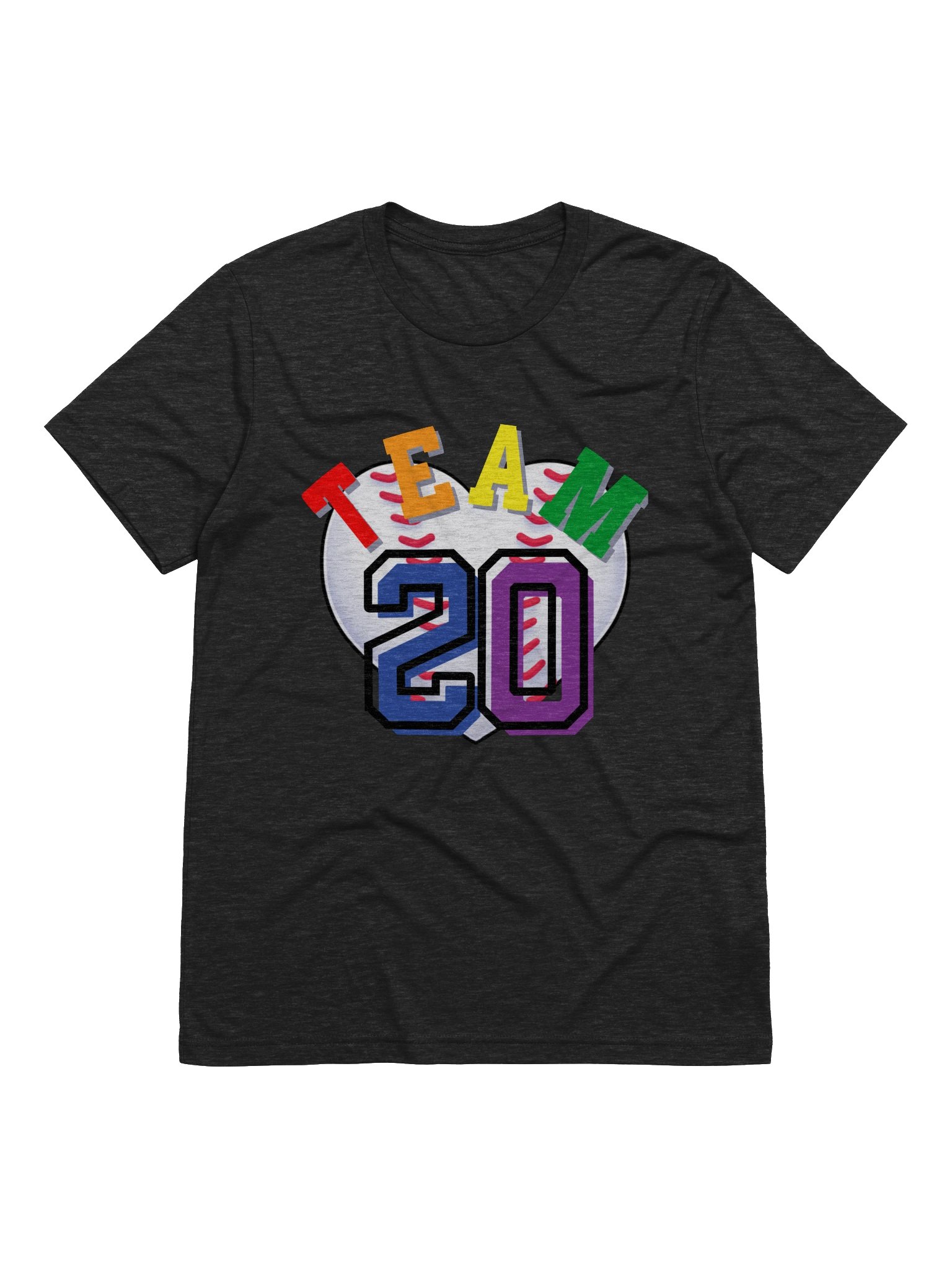Team 20 PRIDE tee product image (1)