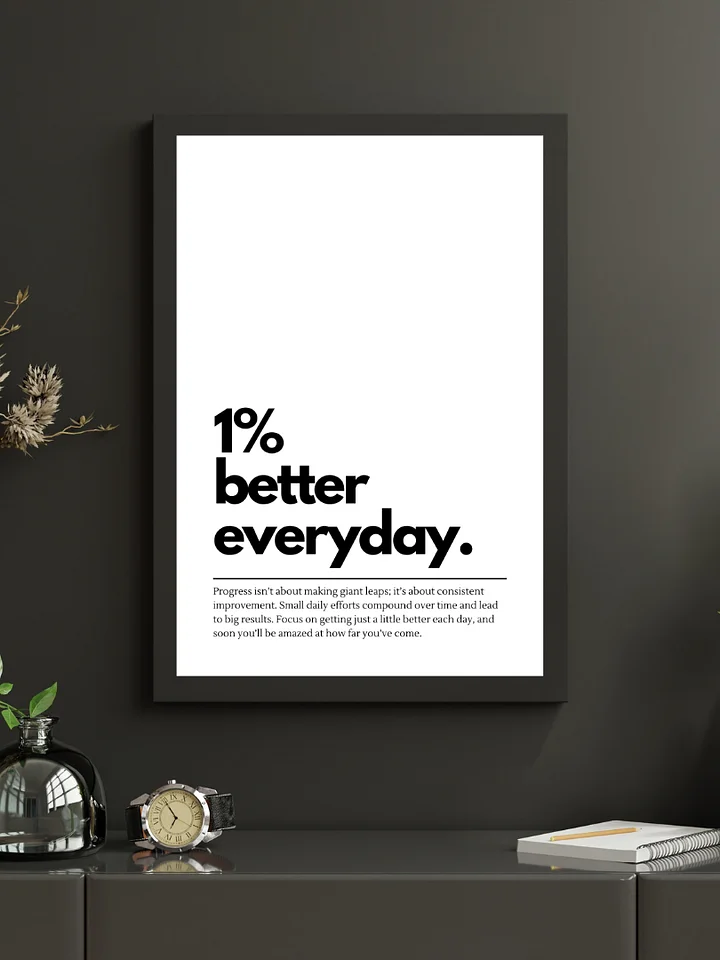 1% Better Everyday Minimalist Printable Wall Art product image (2)