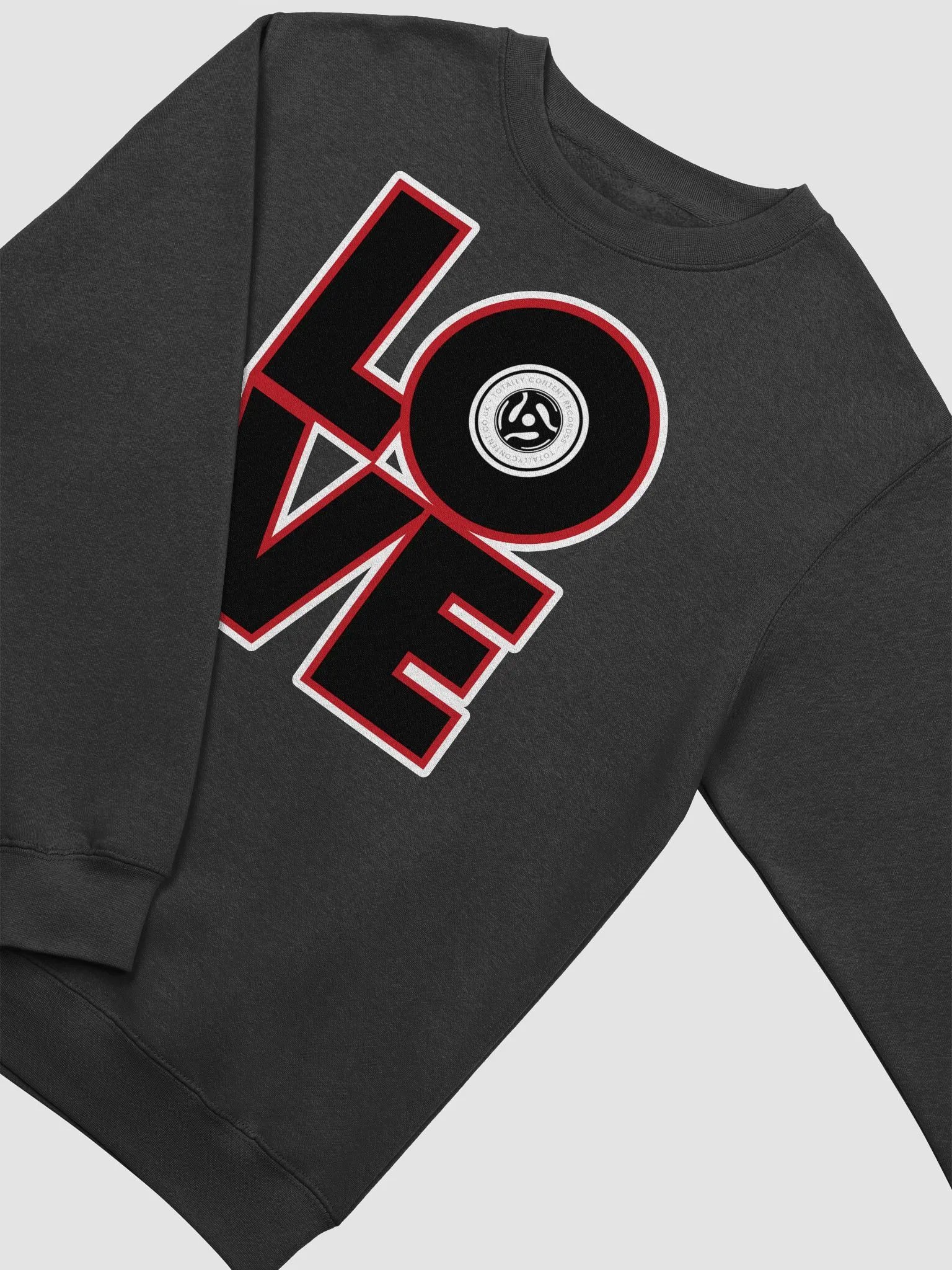 LOVE Vinyl Singles Unisex Sweatshirt product image (2)