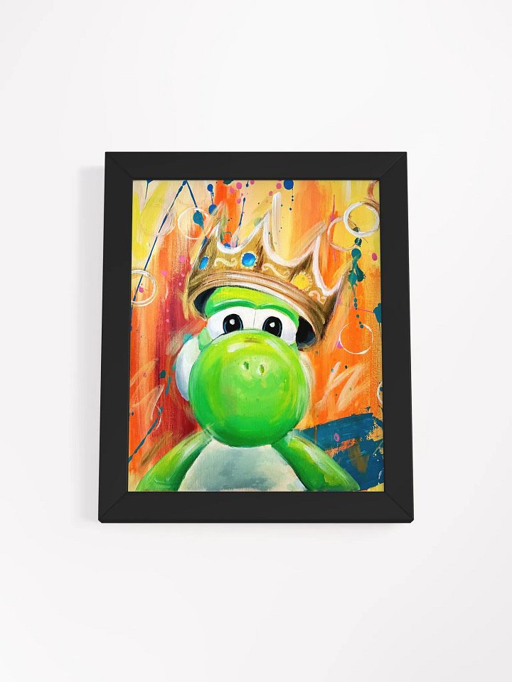 Green Dinosaur Rapper Hanging Print Decor product image (1)