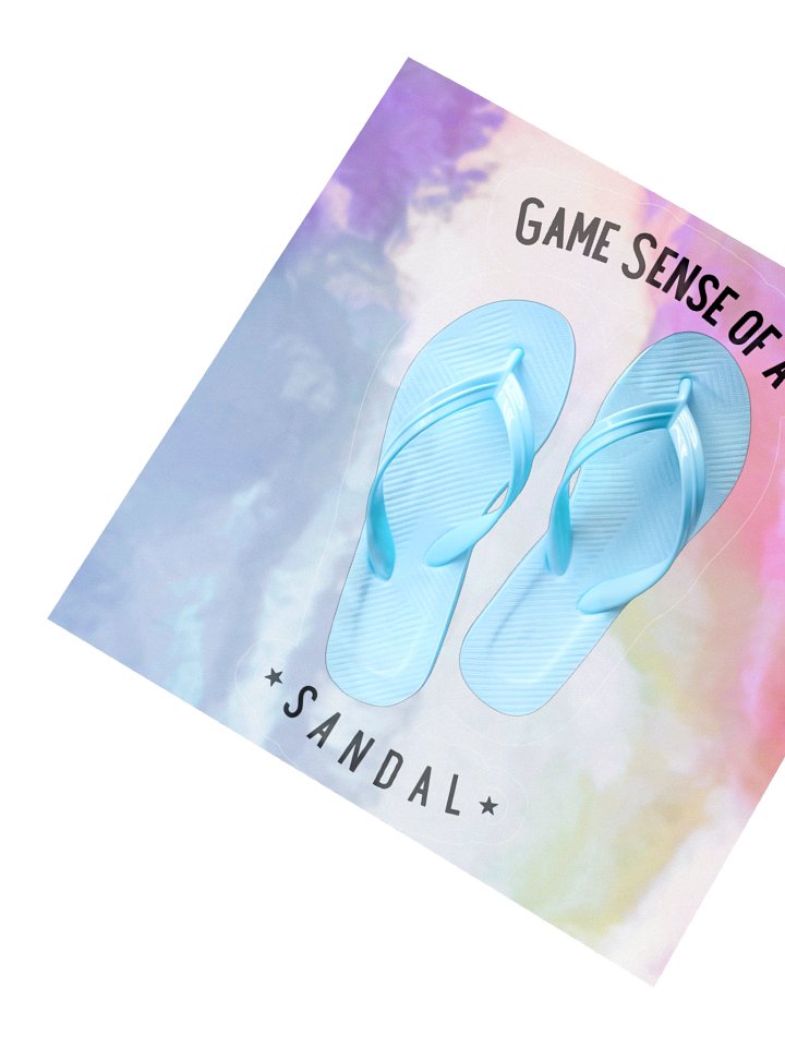 Game Sense of a Sandal Sticker product image (4)