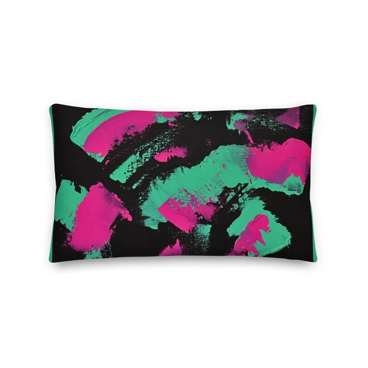 Vibrant Brushstrokes Premium Pillow product image (2)
