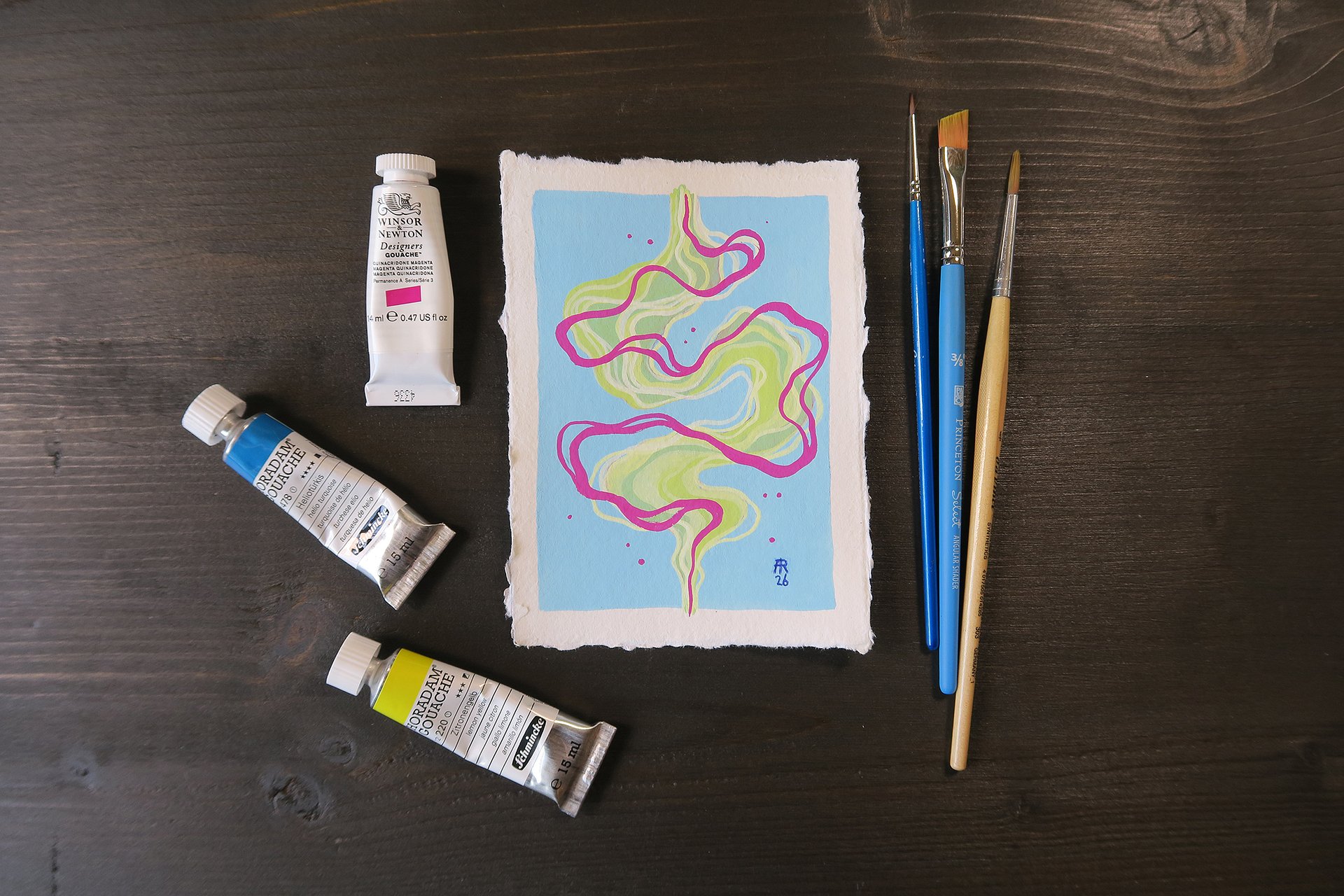 original artwork : soft lines iii product image (1)
