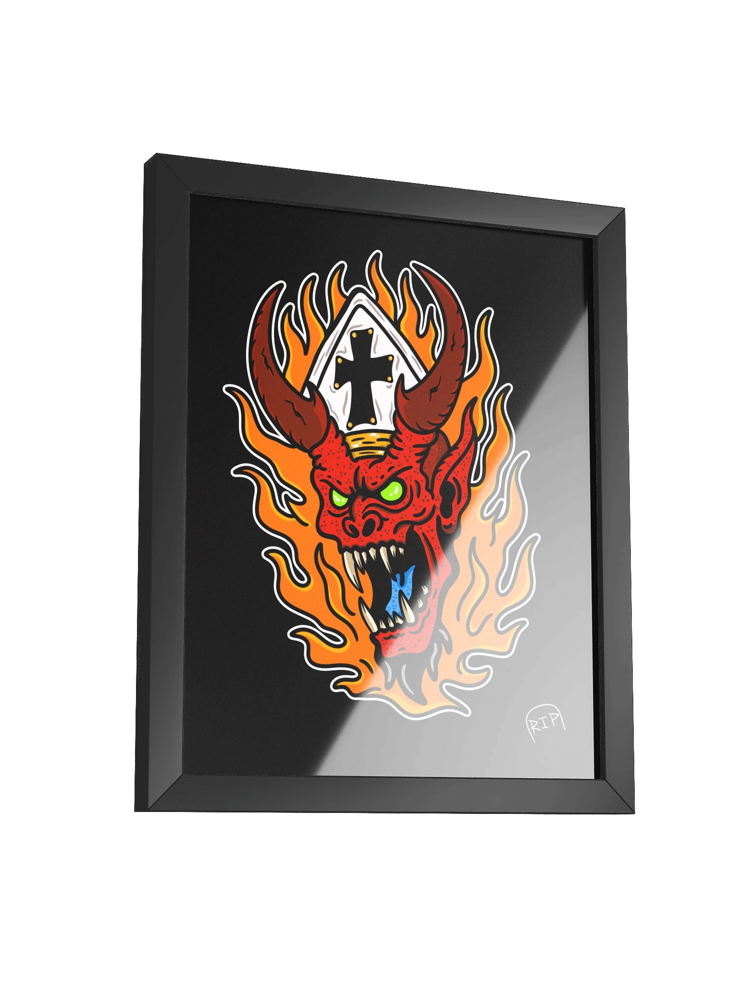 Johnathan the Eater of Worlds- Framed Print product image (2)